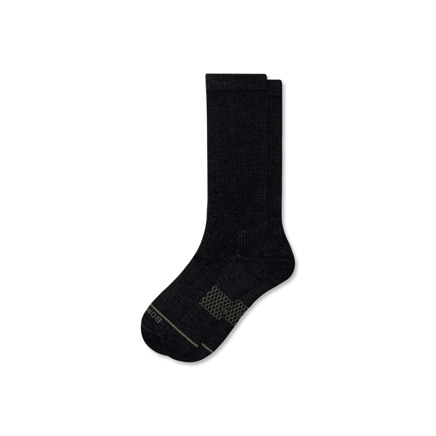 Women's Merino Wool Blend Modern Rib Calf Socks - Everyday Pair