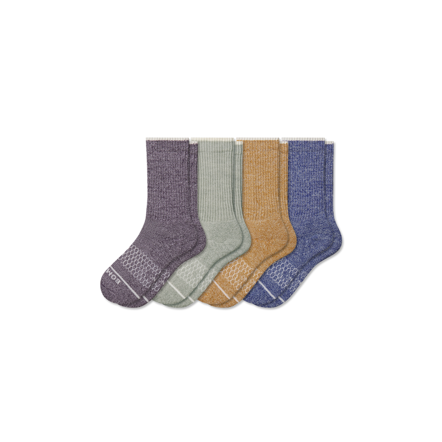 Youth Merino Wool Blend Calf Sock 4-Pack - Daily Pick