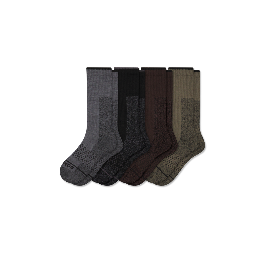 Women's Ultra Strong Merino Blend Calf Sock 4-Pack - Clean Finish