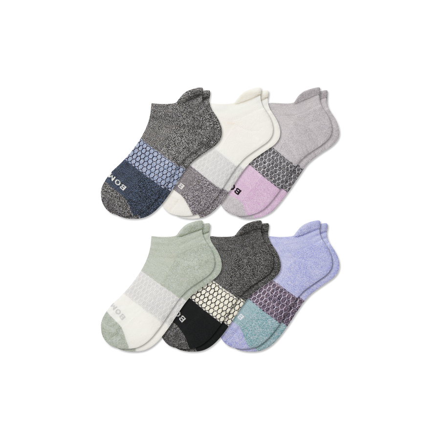 Youth Tri-Block Ankle Sock 6-Pack - Classic Ready
