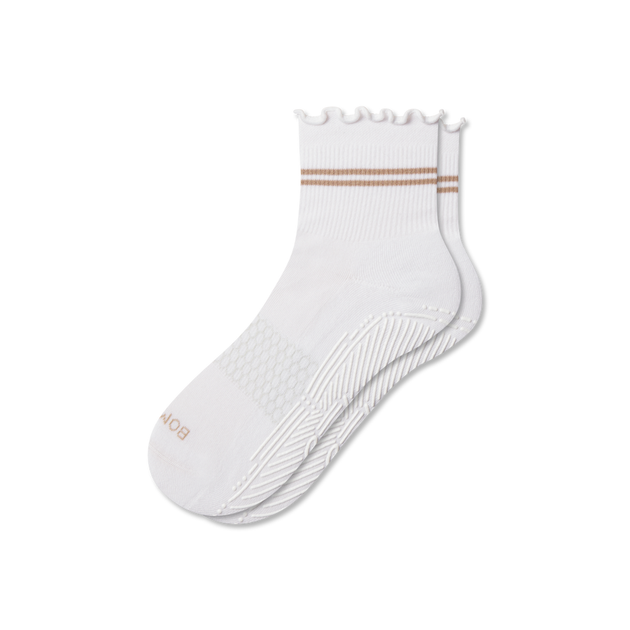 Women's Studio Gripper Quarter Socks - Simple Style