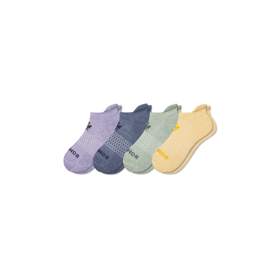 Youth Marl Ankle Sock 4-Pack - Ready Pair