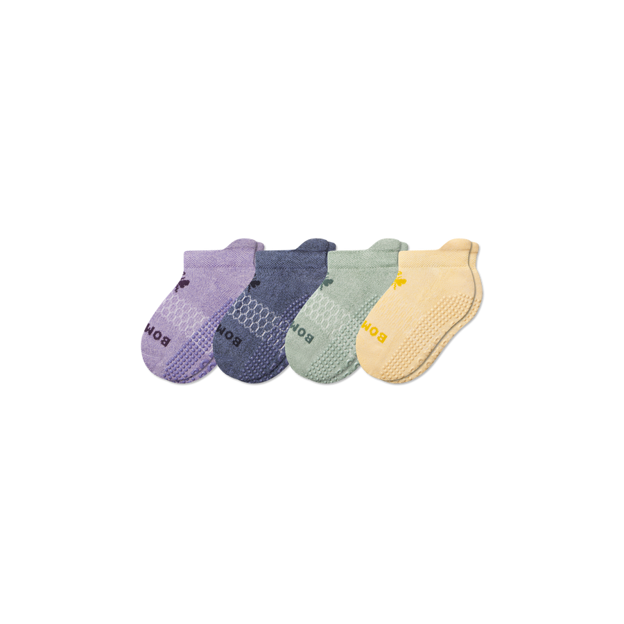 Junior Marl Gripper Ankle Sock 4-Pack - Daily Step