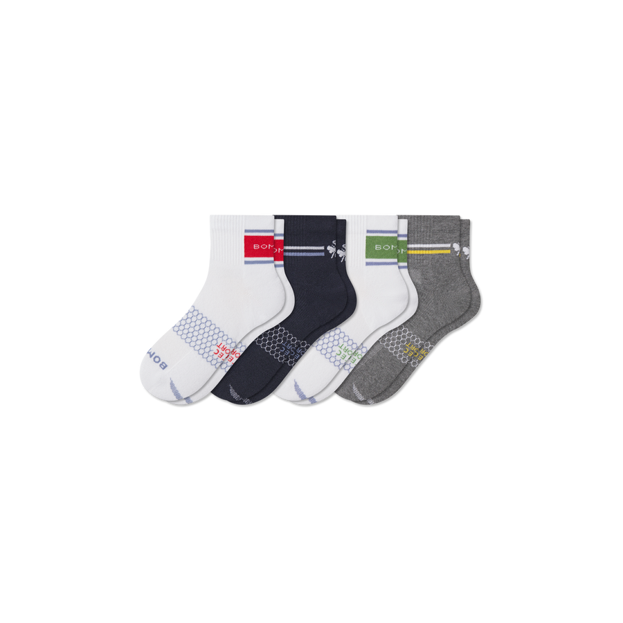 Men's All Sport Quarter Sock 4-Pack - Everyday Pair