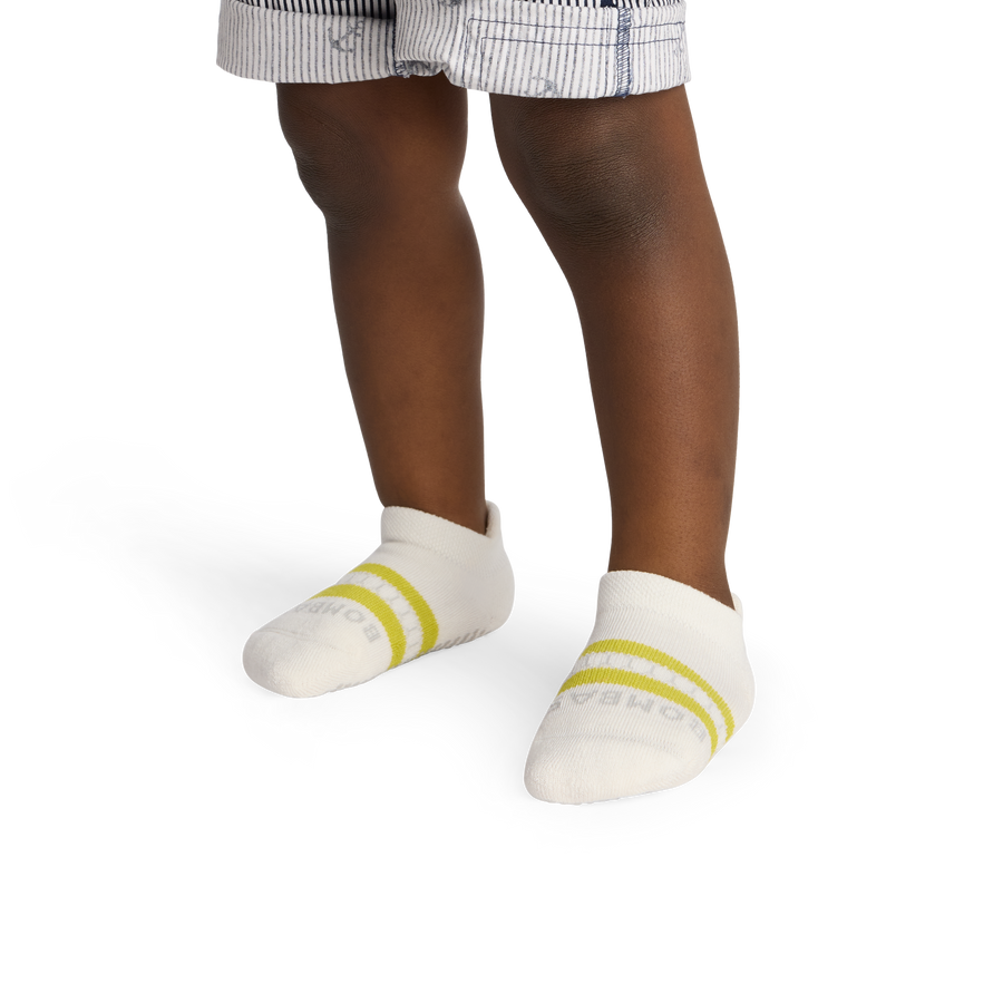 Toddler Solids Gripper Ankle Sock 4-Pack - Easy Pair