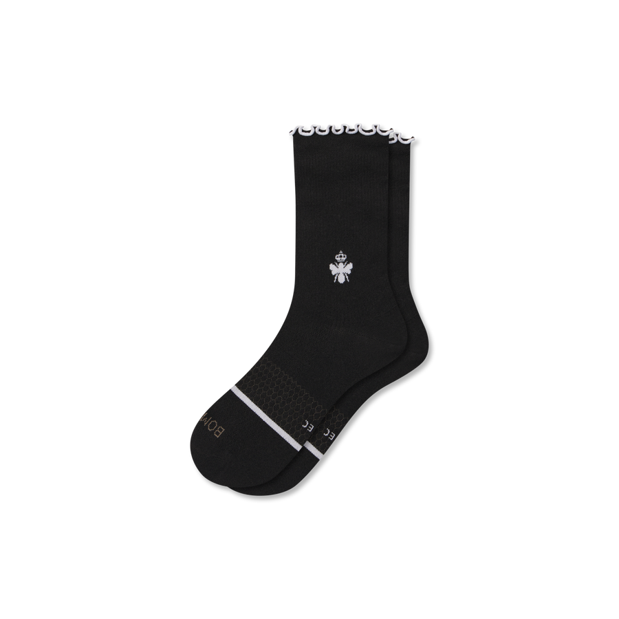 Women’s Ruffle Sport Half Calf Socks - Easy Choice