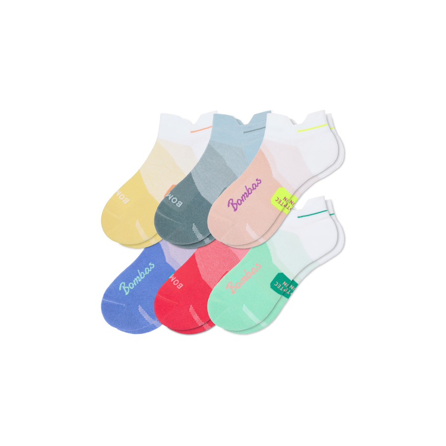 Women's Run Ankle Sock 6-Pack - Travel Pair