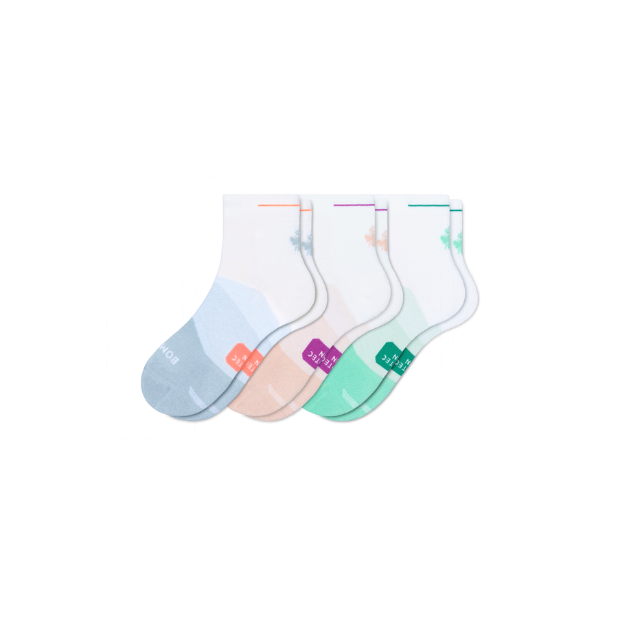 Women's Run Quarter Sock 3-Pack - Classic Ready