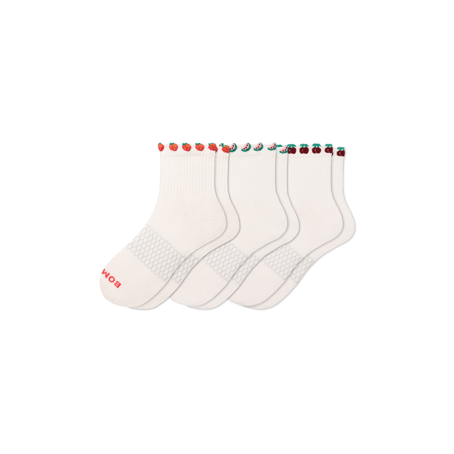 Women's Farmer's Market Quarter Sock 3-Pack - Daily Step
