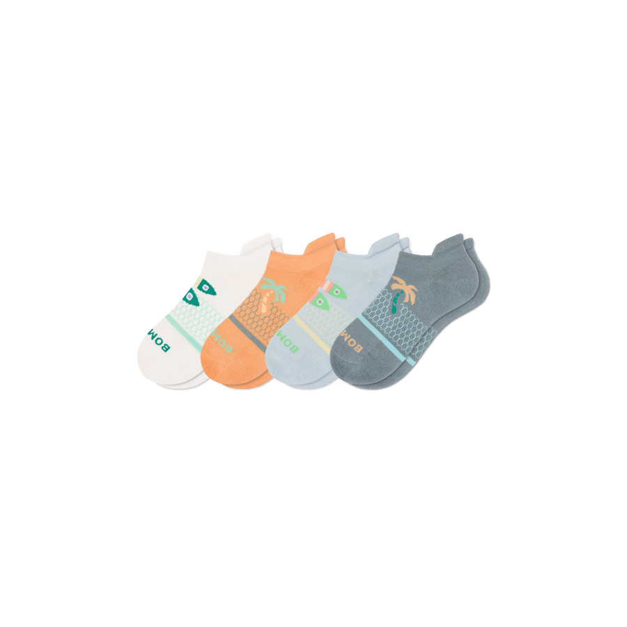 Youth Seaside Ankle Sock 4-Pack - Easy Pair
