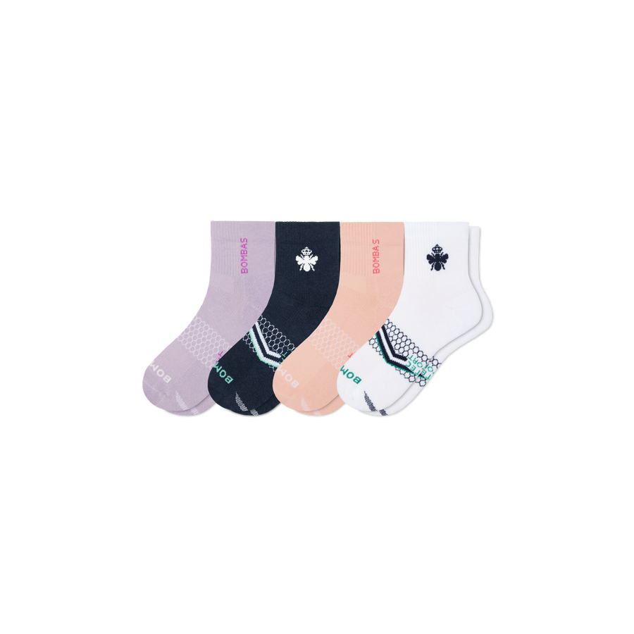 Women's All Sport Quarter Sock 4-Pack - Daily Step