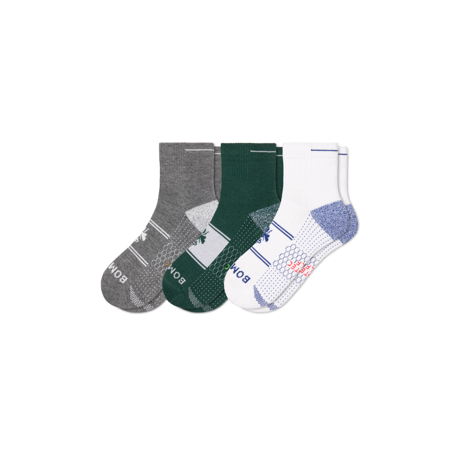Men's Golf Quarter Sock 3-Pack - Clean Finish