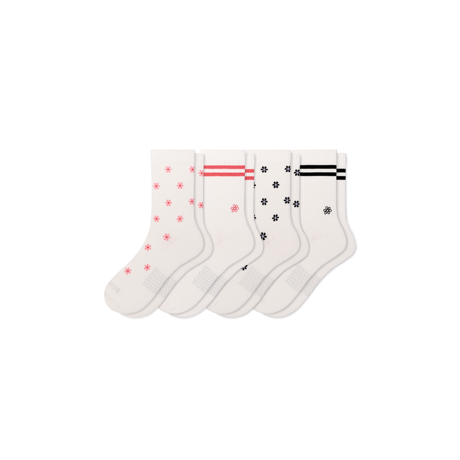 Women's Modern Rib Half Calf Sock 4-Pack - Premium Pick