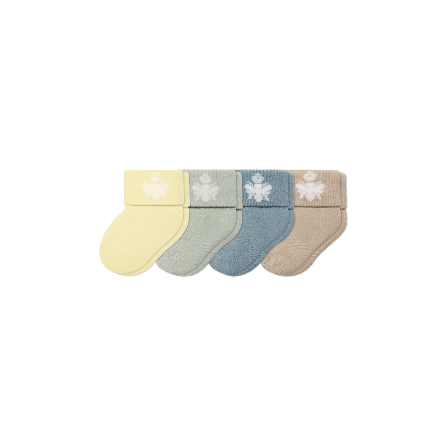 Baby Sock 4-Pack (0-6 Months) - Modern Touch