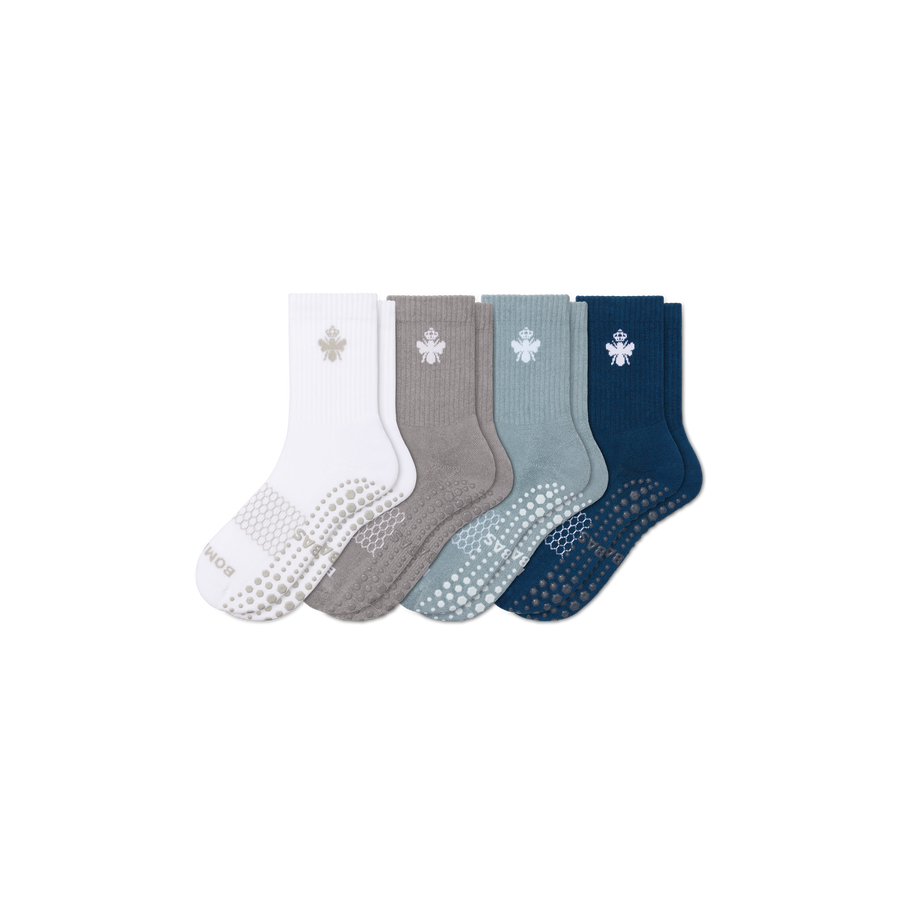 Women's Gripper Half Calf Sock 4-Pack - Daily Step