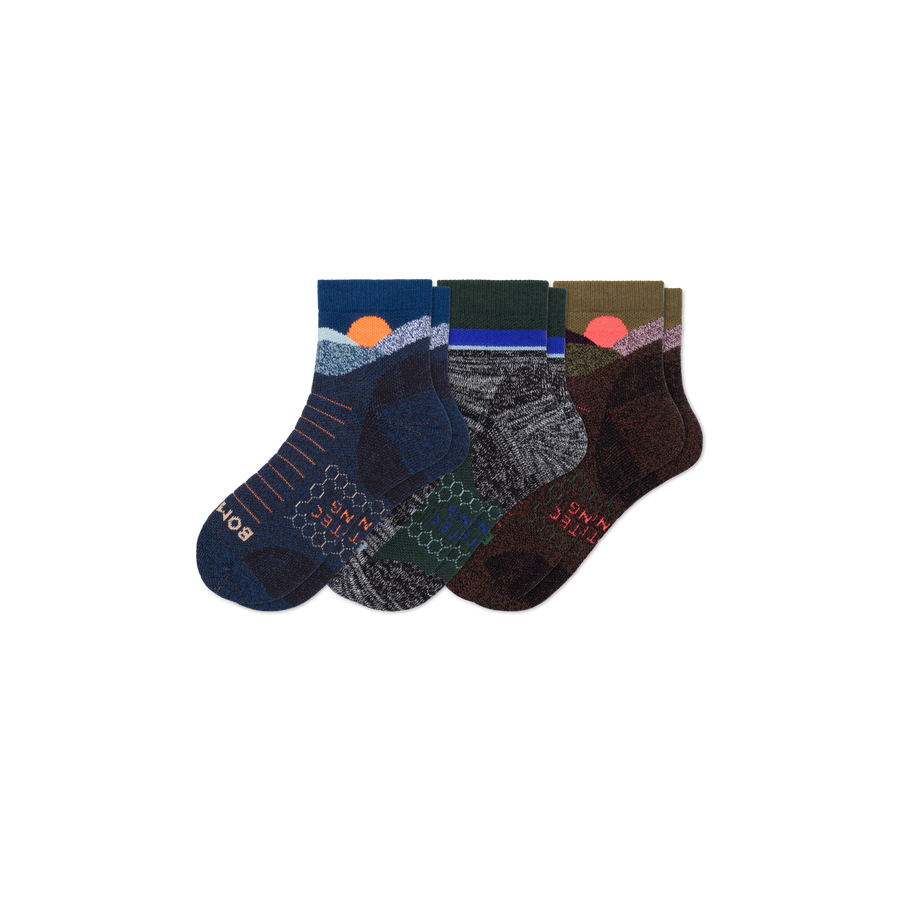 Men's Hiking Quarter Sock 3-Pack - Essential Ready