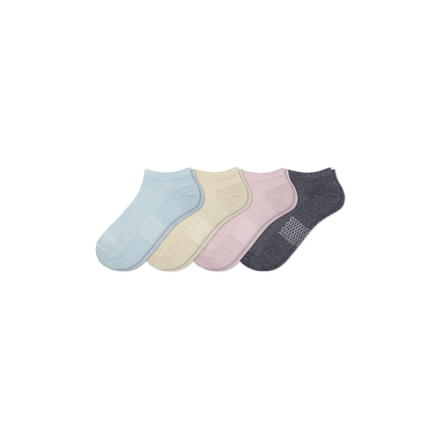 Women's Modern Rib Ankle Sock 4-Pack - Soft Step