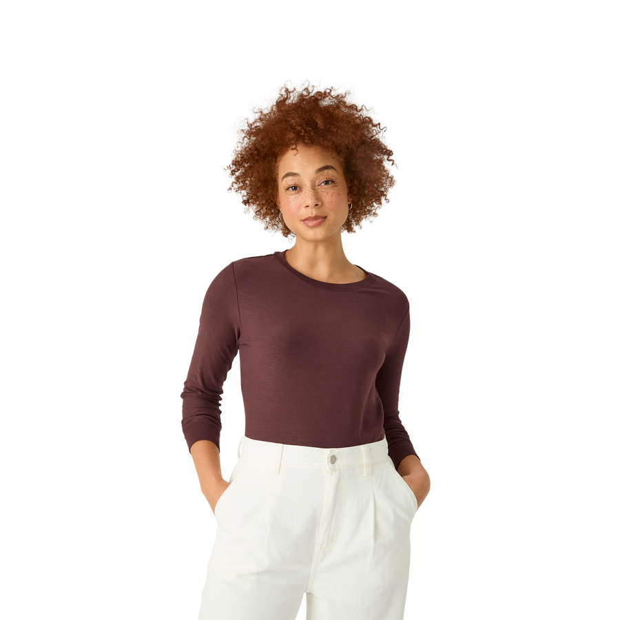 Women's Air Slub Long Sleeve T-Shirt - Everyday Layer