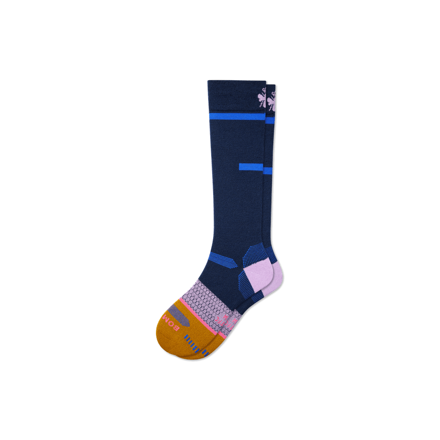 Men's Zero-Cushion Merino Wool Blend Ski & Snowboard Socks - Modern Touch