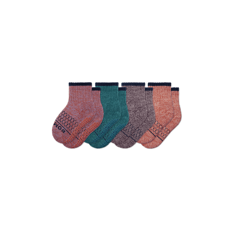 Toddler Merino Wool Blend Calf Sock 4-Pack - Modern Touch