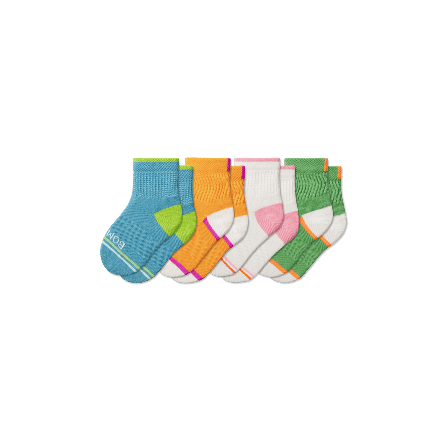 Toddler Retro Knit Calf Sock 4-Pack - Travel Pair