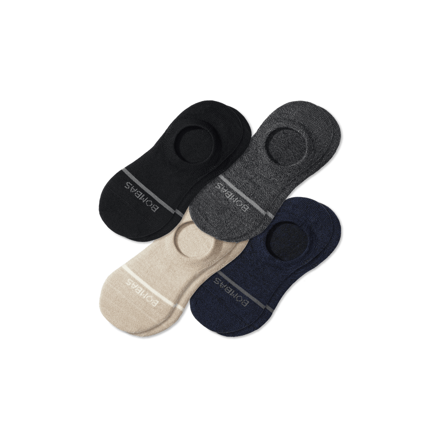 Men's Merino Wool Blend No Show Sock 4-Pack - Daily Pick