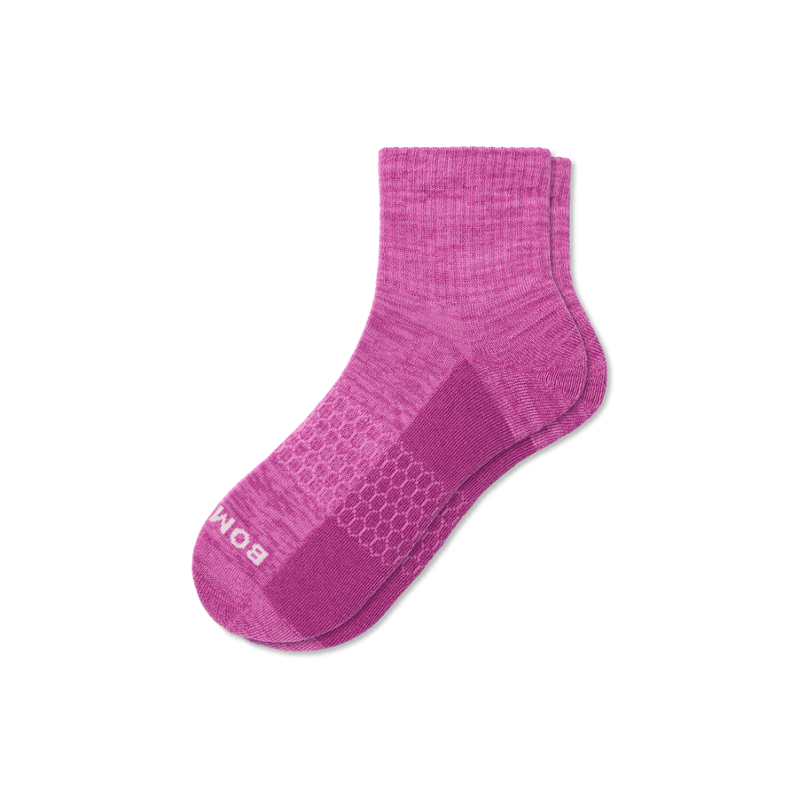 Women’s Two Tone Quarter Socks - Light Cushion