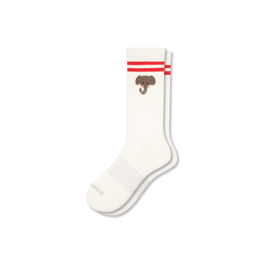 Men’s Safari Stripe Calf Socks - Everyday Pair