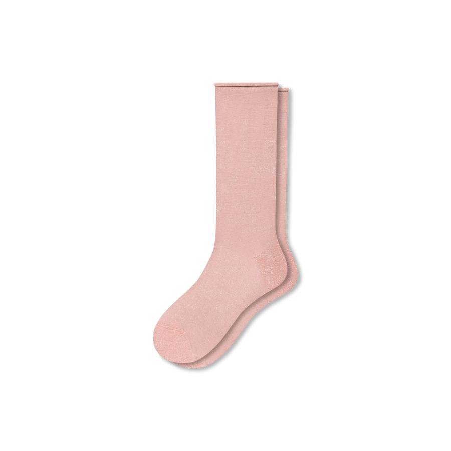 Women’s Sheer Sparkle Calf Socks - Daily Cushion