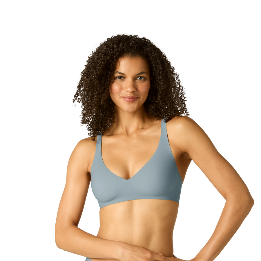 Women's No Show Plunge Bralette - Weekend Comfort