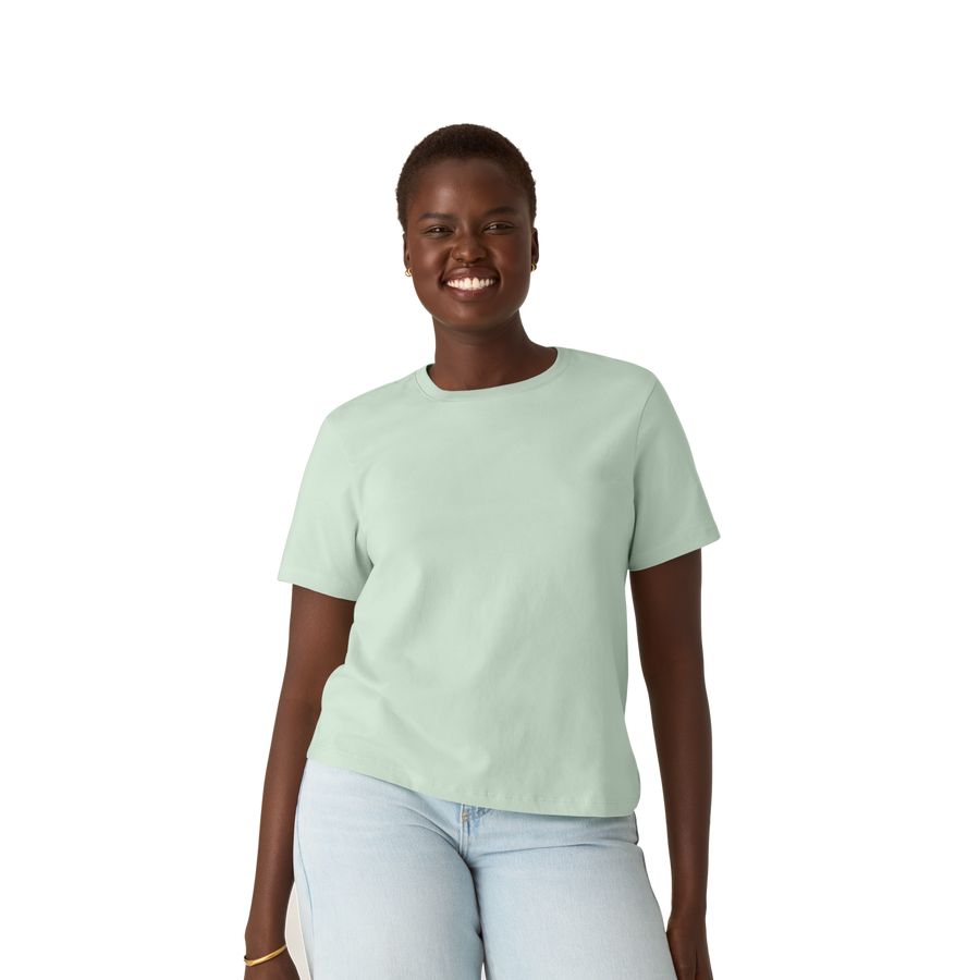 Women's Pima Cotton Crew Neck T-Shirt - Classic Ready