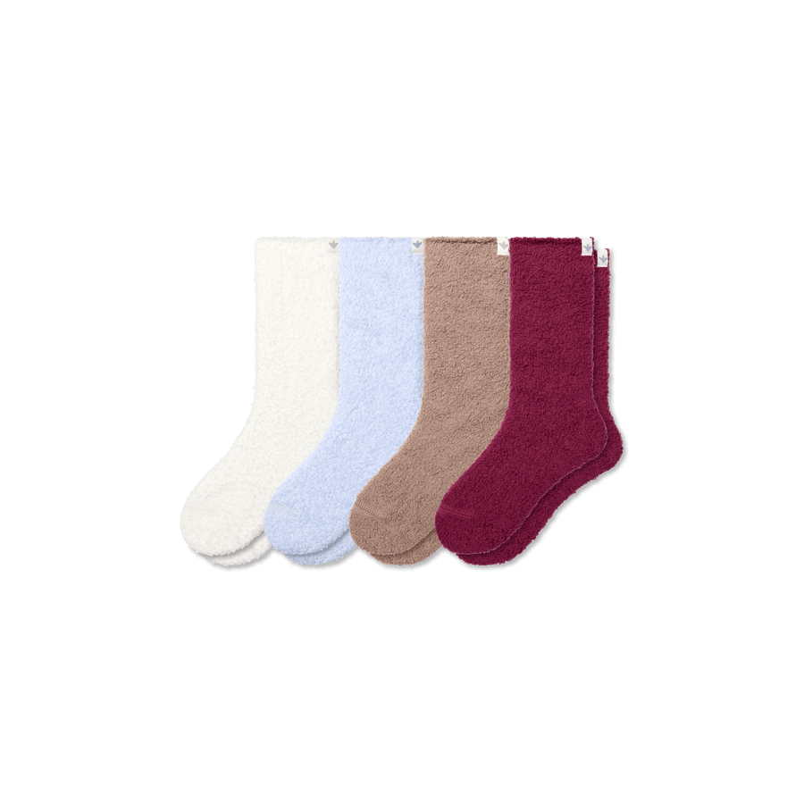 Youth Fuzzy Sock 4-Pack - Classic Ready