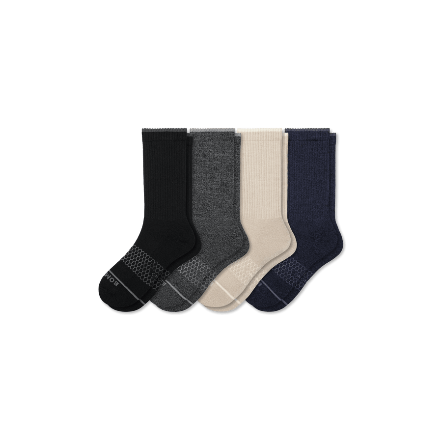 Women's Merino Wool Blend Calf Sock 4-Pack - Easy Choice