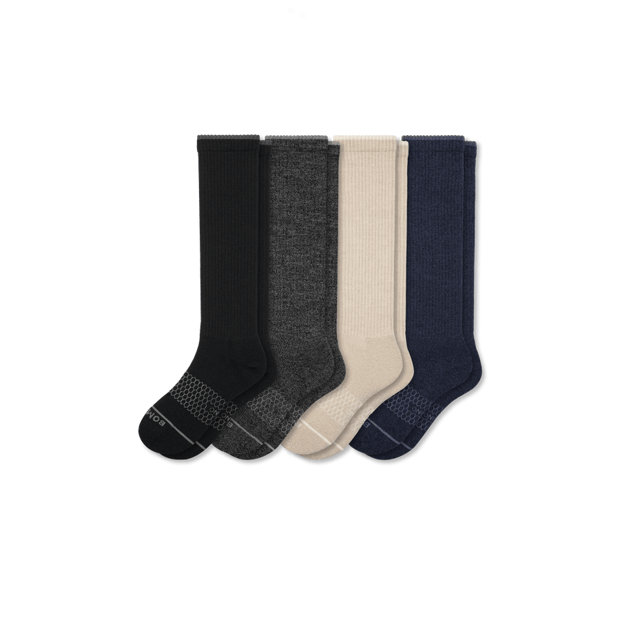 Women's Merino Wool Blend Knee-High Sock 4-Pack - Fresh Step