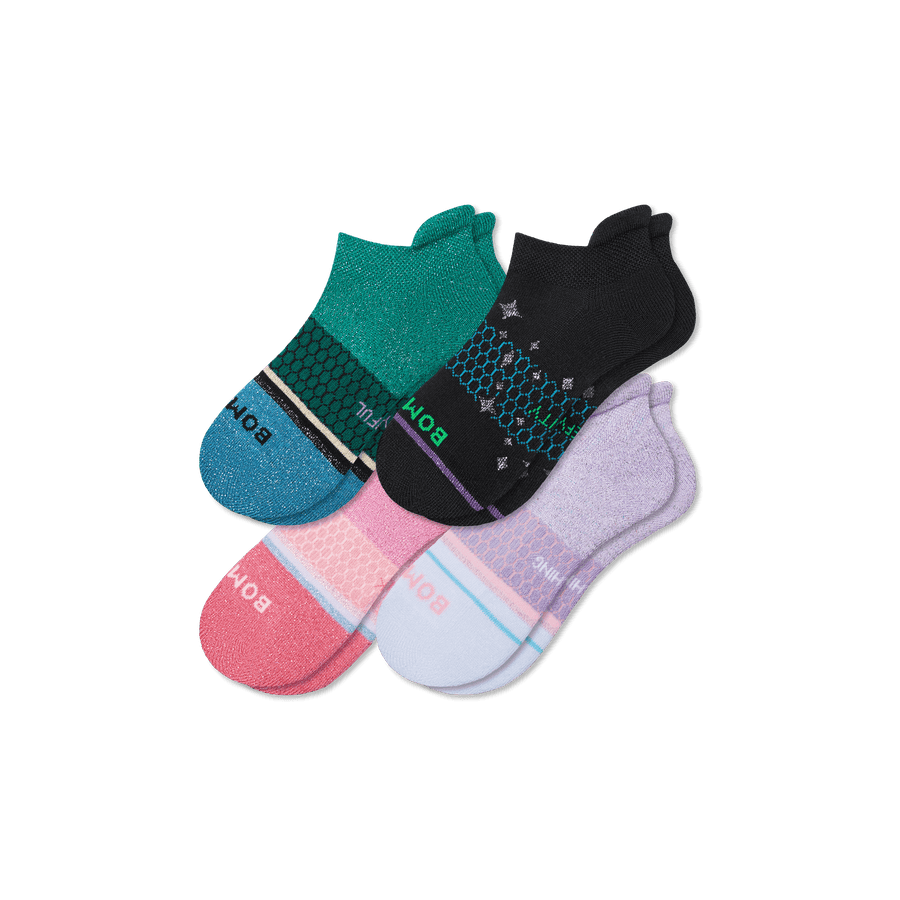 Youth Wicked X Bombas Ankle Sock 4-Pack - Daily Step