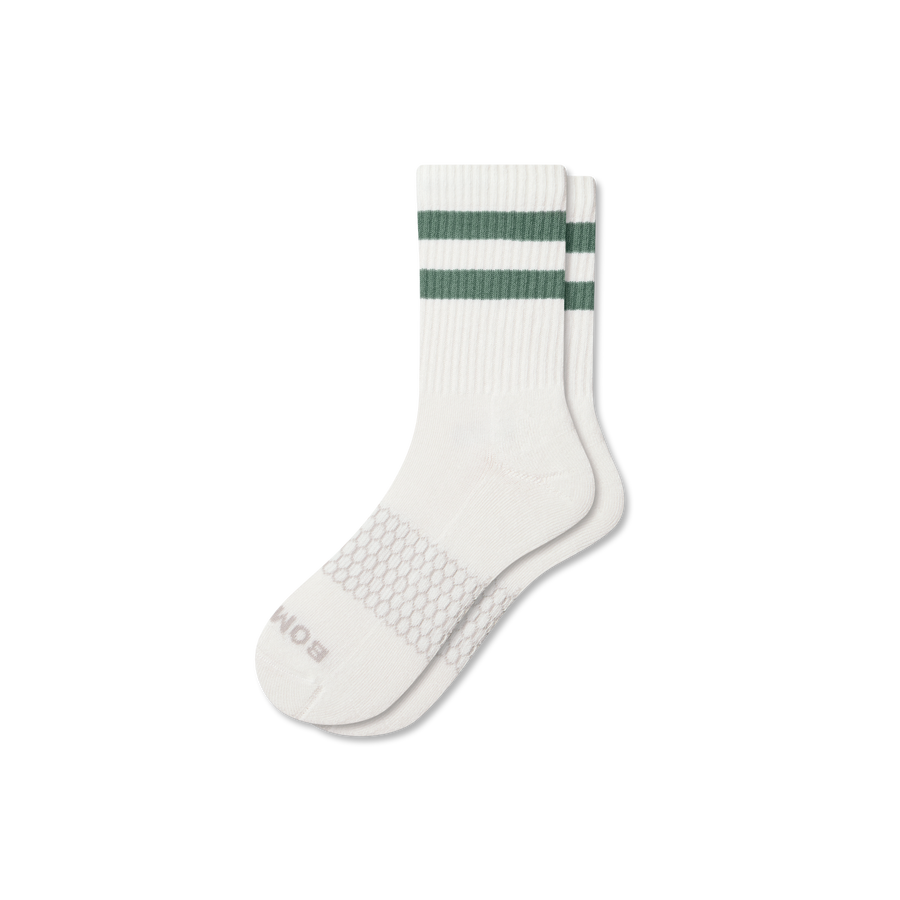 Women's Vintage Stripes Half Calf Socks - Daily Cushion