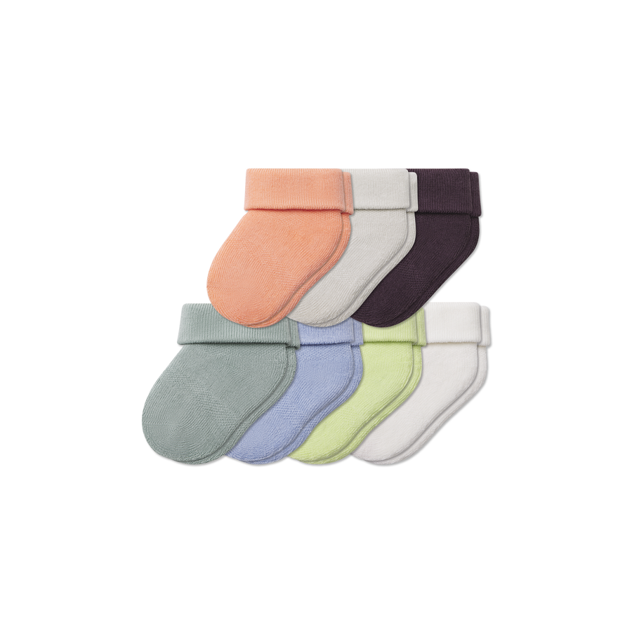 Baby Week of Bombas Calf Sock 7-Pack (0-6 Months) - Premium Pick