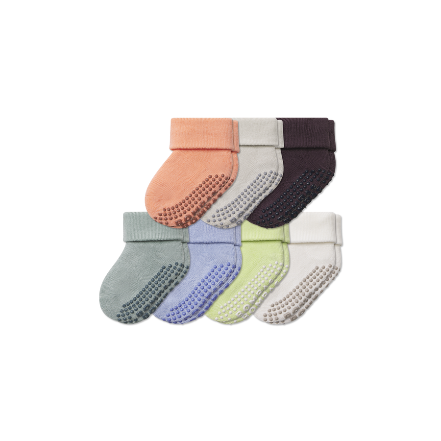 Baby Week of Bombas Gripper Calf Sock 7-Pack (6-12 Months) - Premium Pick