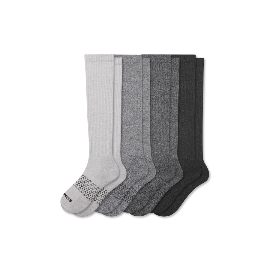 Women's Marl Knee High Sock 4-Pack - Travel Pair
