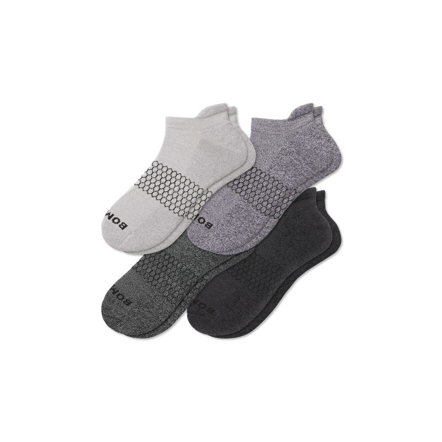 Men's Marl Ankle Sock 4-Pack - Clean Finish