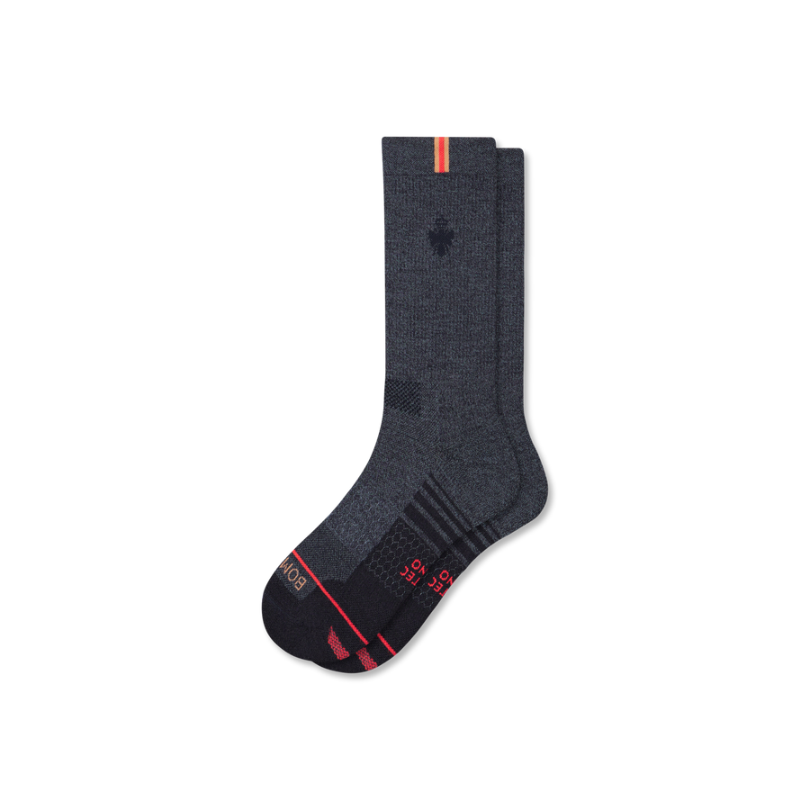Men's Merino Wool Blend Run Calf Socks - Travel Pair