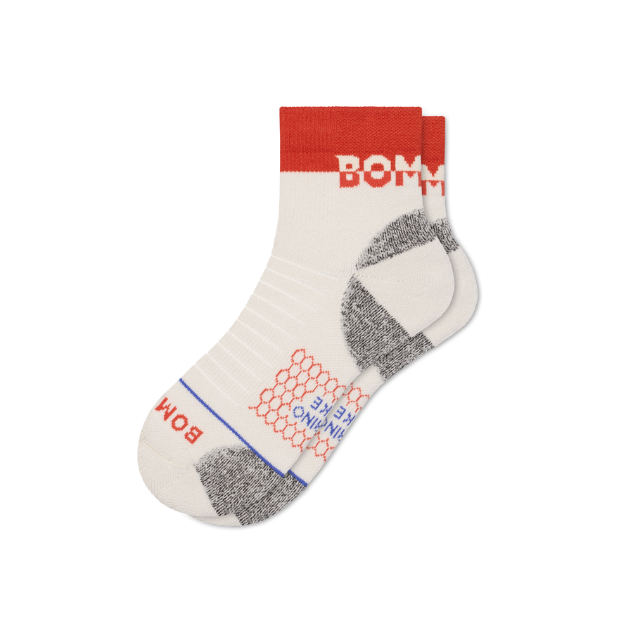 Men's Merino Wool Blend Hiking Quarter Socks - Easy Pair