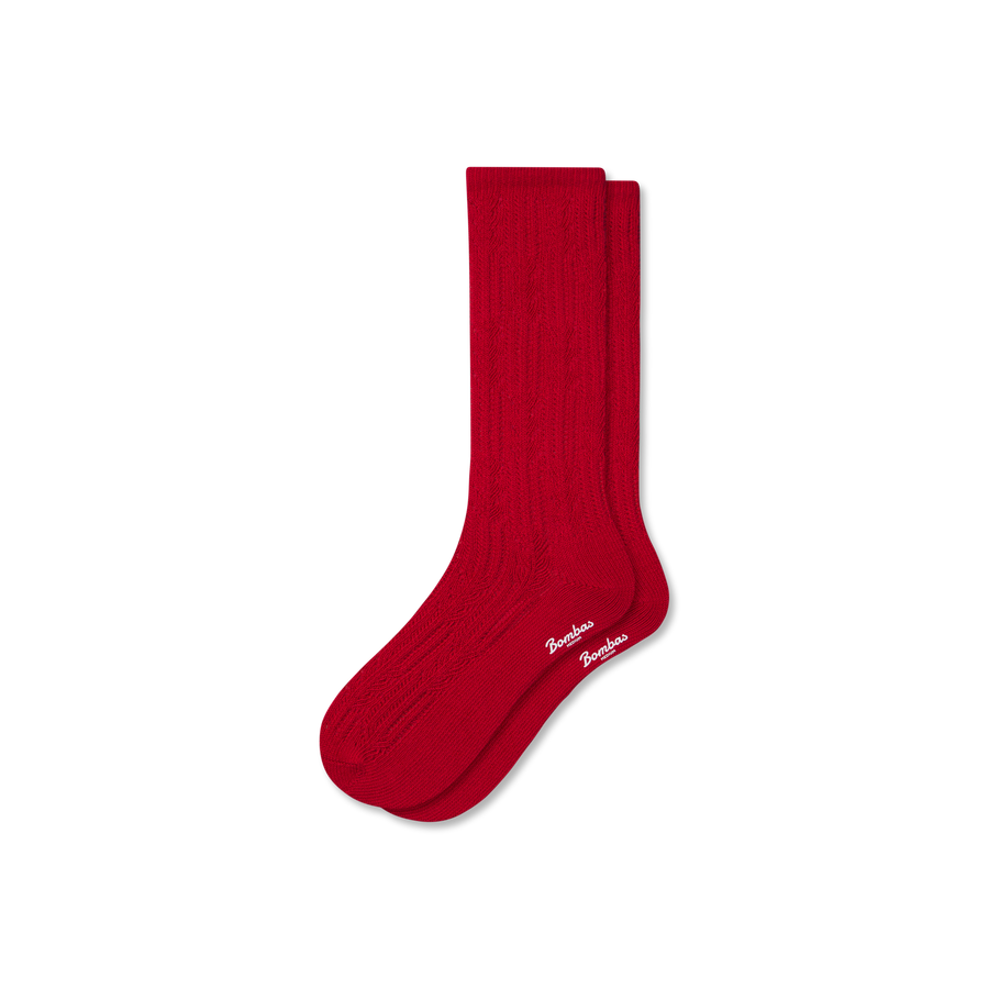 Women's Pointelle Calf Socks - Everyday Pair