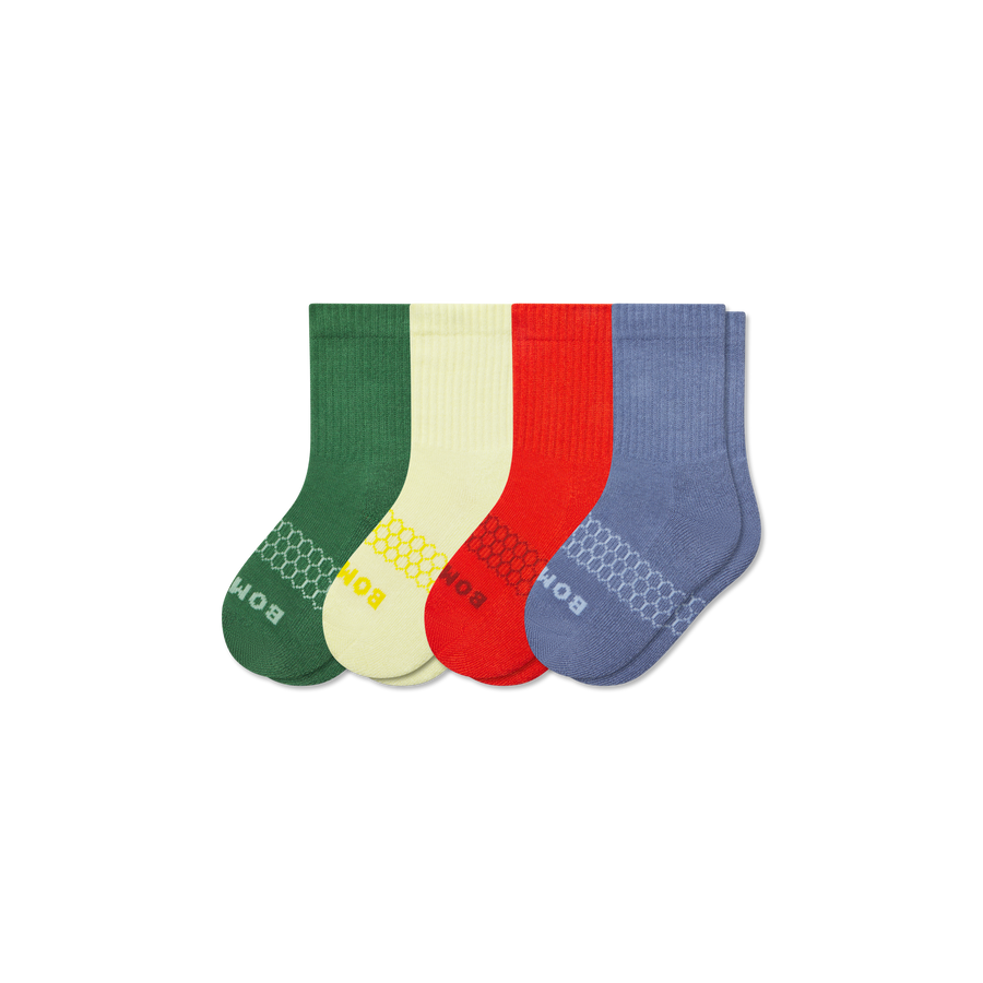 Junior Solids Calf Sock 4-Pack - Classic Ready