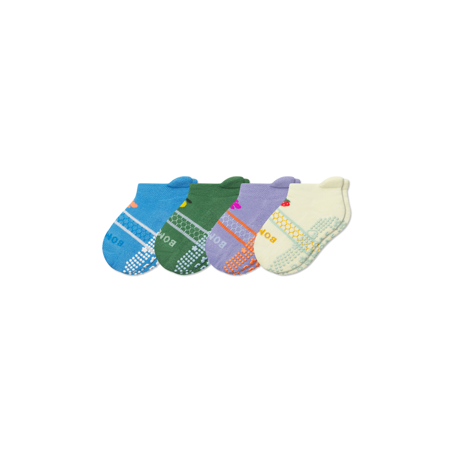 Toddler Garden Party Ankle Sock 4-Pack - Daily Step