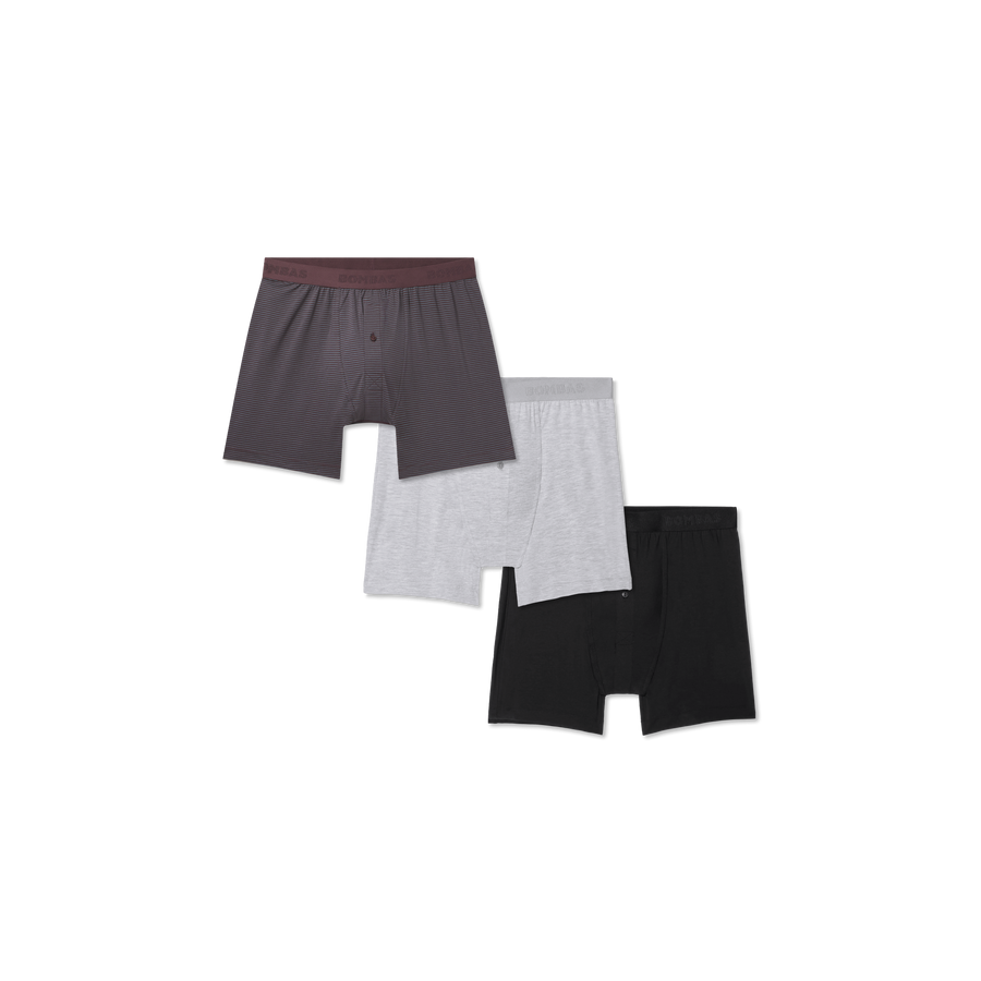 Men's Cotton Modal Blend Boxer 3-Pack - Classic Ready