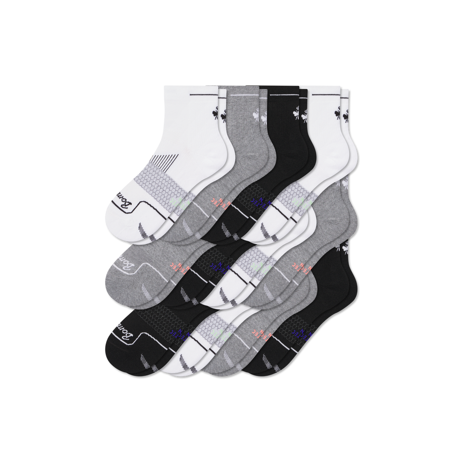Men's Run Quarter Sock 12-Pack - Travel Pair