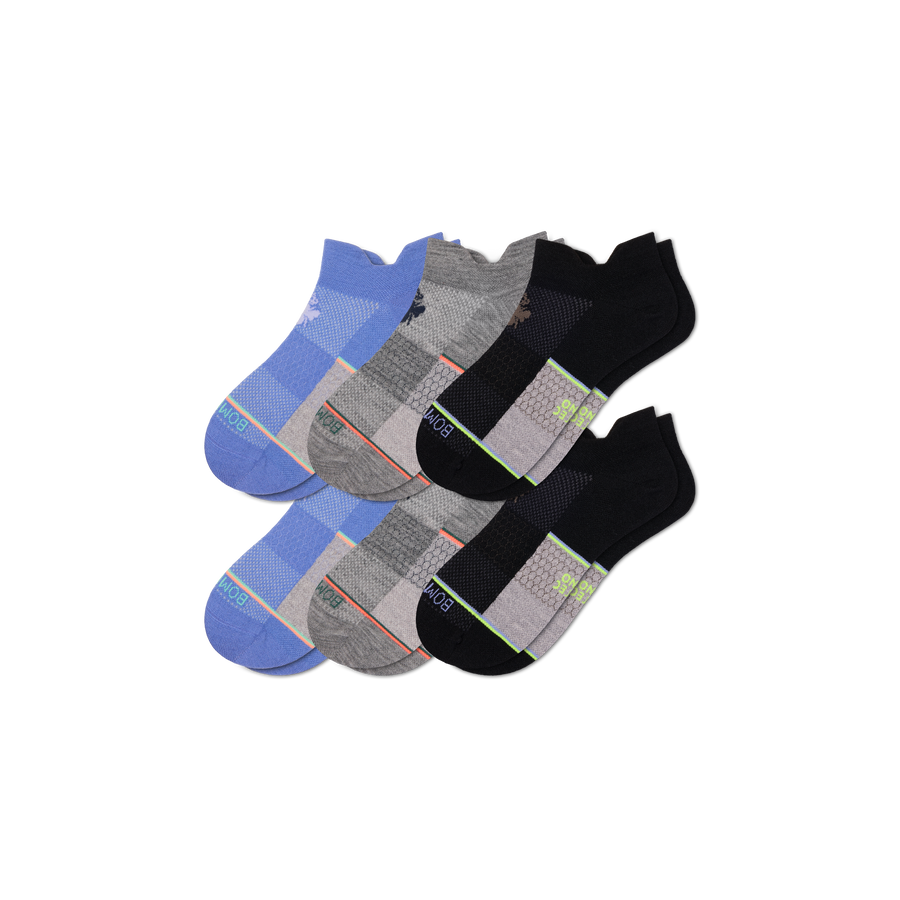 Men's Sport Merino Wool Blend Ankle Sock 6-Pack - Fresh Step