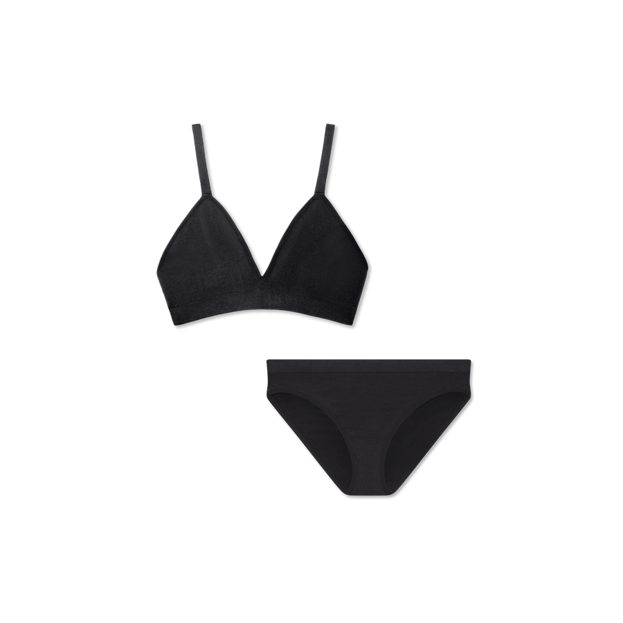 Women's Seamless Triangle Bralette + Bikini Pack - Easy Choice