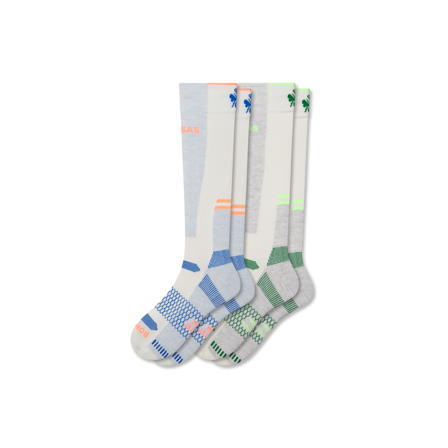 Men's Mid-Cushion Merino Wool Blend Ski & Sock 2-Pack - Daily Step